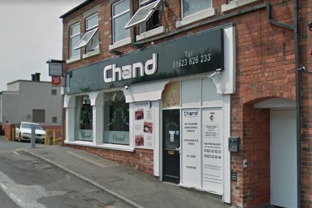 Chand Indian Cuisine, on Toothill Road, has a food hygiene rating of five.
