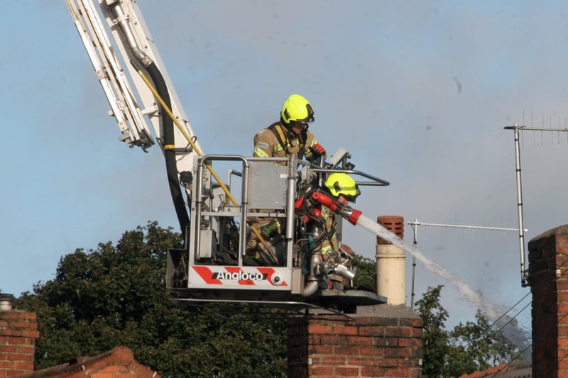 Newbold Road remains closed as firefighter tackle the blaze