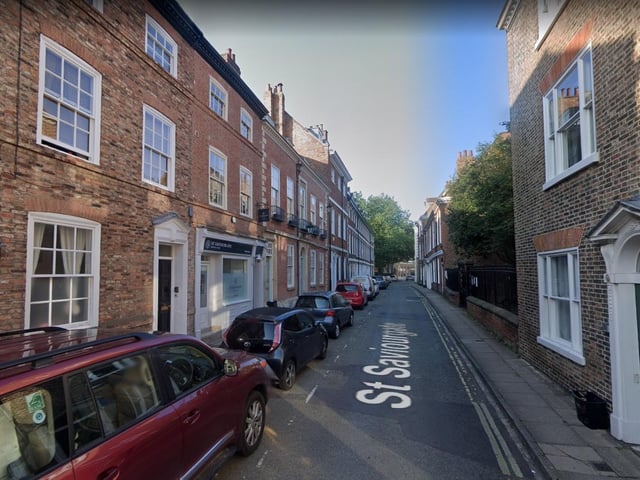Properties on St Saviourgate, York, sold for an average price of £1,234,020.