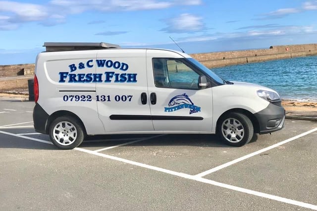 No shop, no problem. B&C Fresh Fish's van drops by Corstorphine a couple of times a week to sell seafood to their loyal army of customers. They come highly recommended by readers Stephen and Heather Archer.