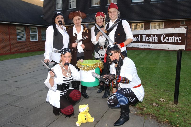 Staff from Victoria Pharmacy dressed up as pirates for Children In Need in 2007. Are you in the picture?