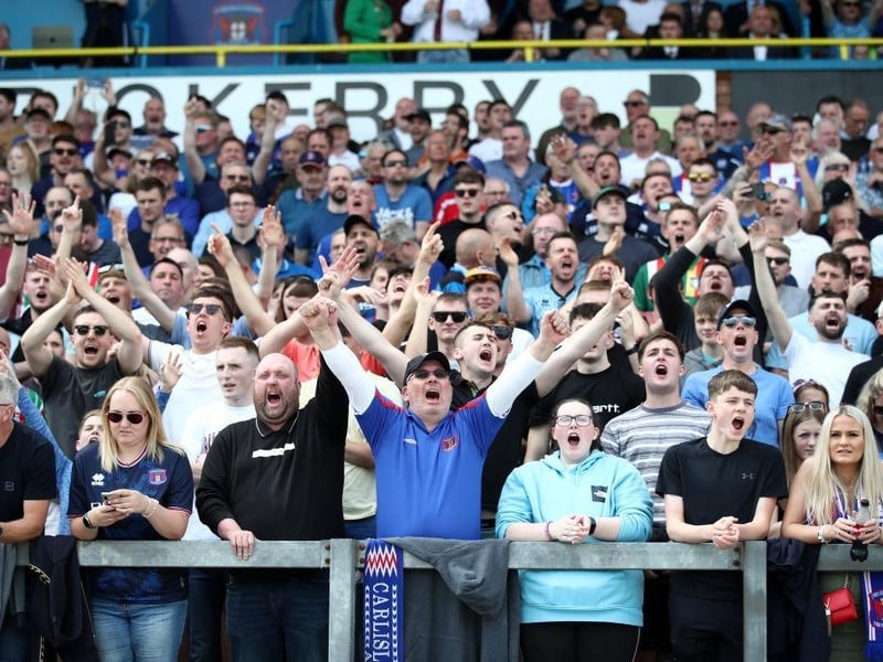 Average away attendance: 1115