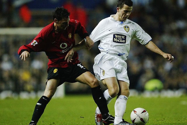 The man with a wand for a left-boot, Harte amassed something of a cult following at Elland Road largely thanks to his prowess from dead ball situations. After leaving Leeds, he signed for a number of clubs, including Levante in Spain, but has since turned his attentions towards engineering deals, working as a football agent. (Photo by Laurence Griffiths/Getty Images)