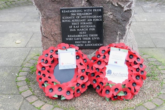 Wreaths laid at the Cenotaph in Titchfield Park.