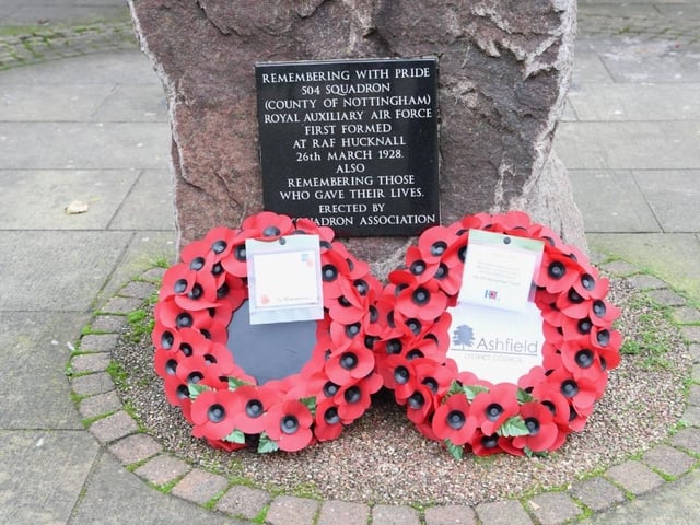 Wreaths laid at the Cenotaph in Titchfield Park.