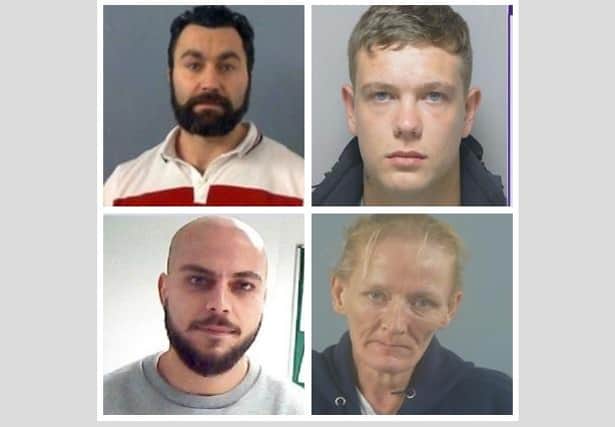 These are four of the most wanted criminals in Portsmouth and Hampshire