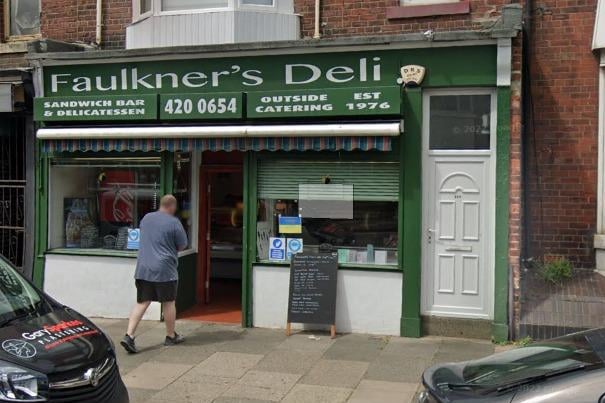 Faulkner’s Deli on Stanhope Road in South Shields has a 4.8 rating from 49 reviews.