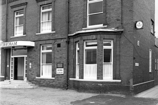 The Kirkham Hotel in South Crescent closed in the early part of the 2000s. Photo courtesy of the Hartlepool Library Service.