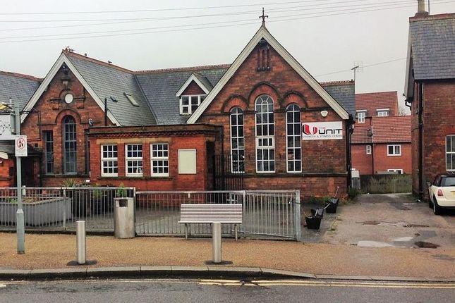 The property, on the market for £475,000, is a former school, most recently used as a gym with open-plan areas, as well as fitness class rooms and shower rooms, alrough estate agent Lambert Smith Hampton says it has "potential for various uses".