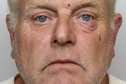 Pictured is Danny White, aged 59, of Chantry Place, Kimberworth, Rotherham, who has been sentenced to 30 months of custody after he admitted two counts of causing arson while being reckless as to whether life would be endangered from April 20, 2019, at Limelands Florist and dance studio, and at Adams Cafe on Laughton Road, Dinnington, Sheffield.
