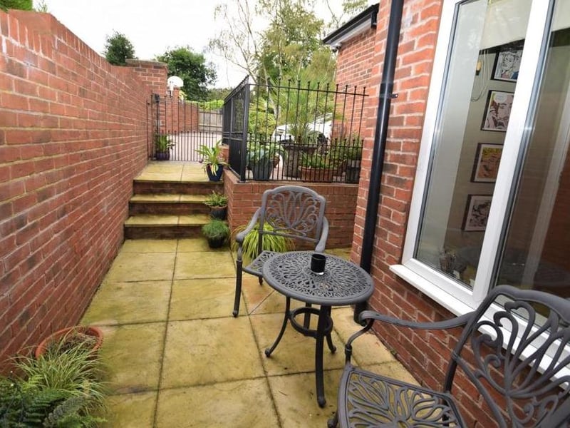 Enjoy a break and a cuppa in this quiet space next to the property. A charming bit of privacy.