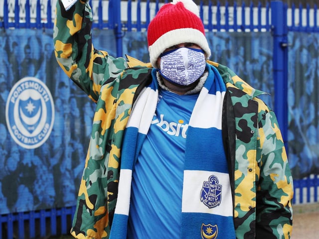 Pompey fans arrive for the first time in 9 months due to Corona restrictions