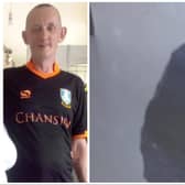 Missing man Paul, 54, has been missing from the Staveley area since 6.50pm on Friday, June 23. He is also likely a Sheffield Wednesdays fan and is pictured here wearing an Owls away shirt.