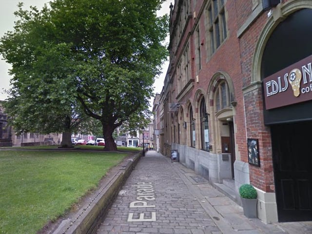 The joint third-highest number of reports of drug offences in Sheffield in January 2023 were made in connection with incidents that took place on or near East Parade, Sheffield city centre, with 2