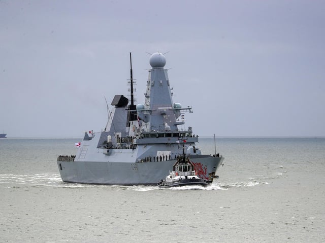 HMS Dragon is back