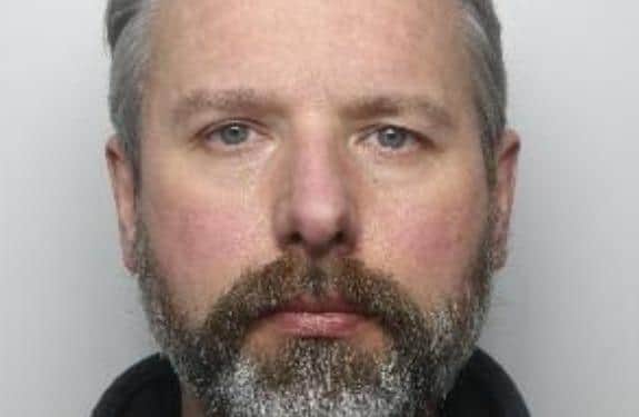 Pictured is Quintin Cocu, aged 50, of Sandall Stones Road, Kirk Sandall, Doncaster, who was sentenced to a 12-year custodial term at Sheffield Crown Court after he admitted: raping a child; assault by penetration of a child; sexual assault of a child; sexual activity with a child; causing a child to watch a sexual act; three counts of making indecent images of children; possessing prohibited images; and possessing extreme pornographic images.