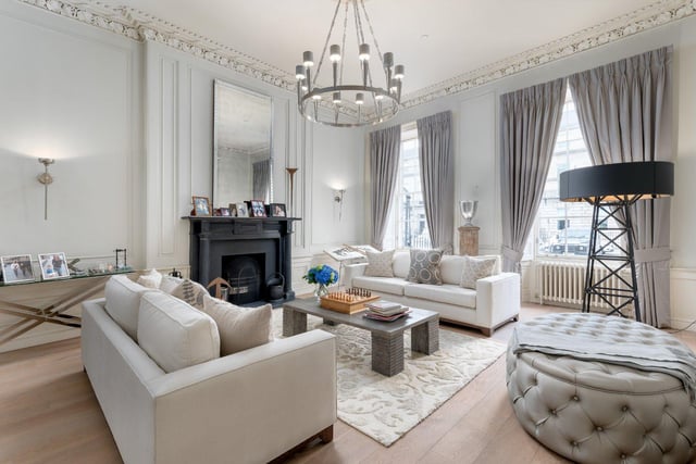 This six-bedroom detached townhouse on Melville street is looking for offers over £2.65m