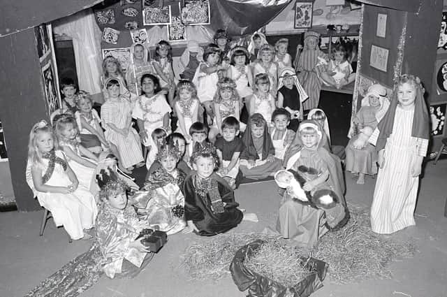 1992 and Mansfield Berry Hill Nursery's nativity - can you spot yourself?