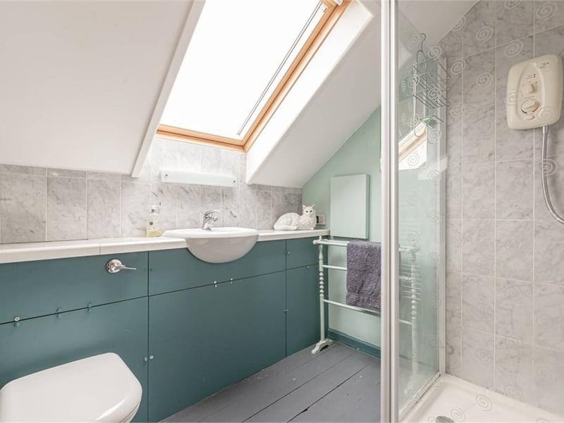 Second floor shower room.
