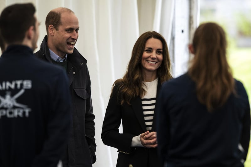Prince William and Kate visited University of St Andrews to meet students and hear about the ways in which they, and the university, have supported one another through the COVID-19 pandemic.