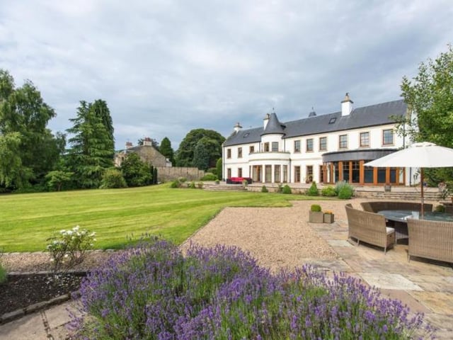 Described as a "stunning contemporary family home", Bannoc House has been designed in a Scots Baronial style and comes with a separate cottage as well. Available for sale for offers over 1,850,000 GBP by Rettie