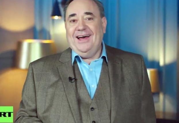 After losing his seat as an MP in 2017, Alex Salmond launched his own talk show on Russia Today in November 2017. Picture: