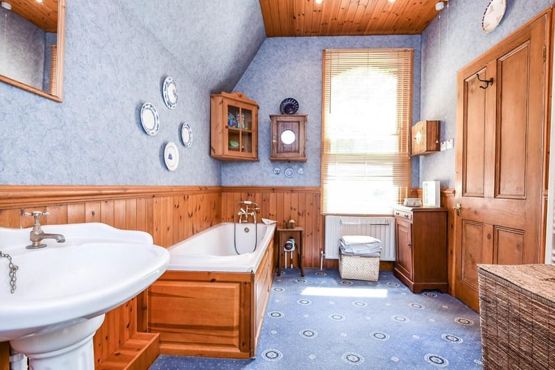 There are three bathrooms in the house, including an en suite.