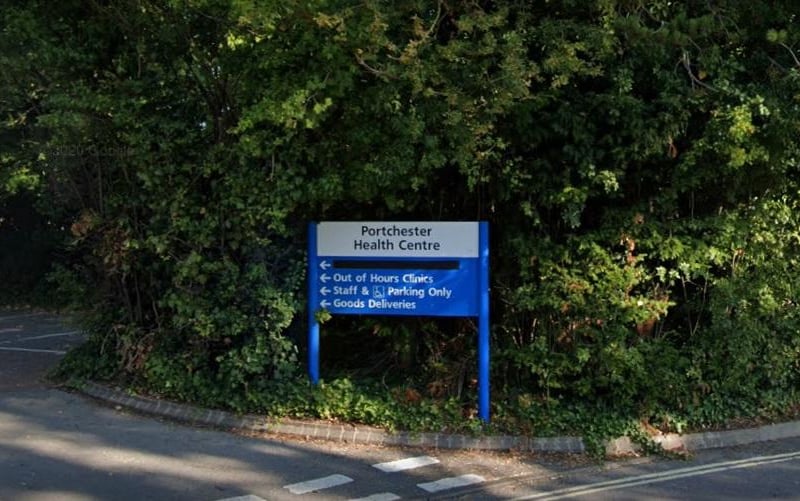 Portchester Practice, on West Street, was rated 92% good and 2% poor by patients.