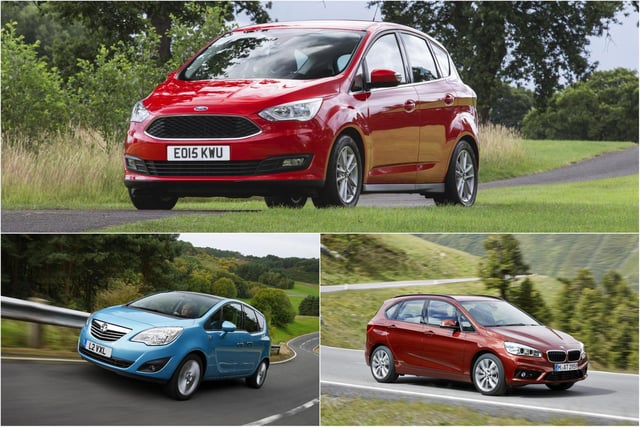 MPVs are falling out of favour but these three should be relatively stress-free for those families that still need a spacious people-carrier.
Ford C-Max (2011 - present) 91.3%; Vauxhall Meriva (2010 - 2017) 83.0%; BMW 2 Series Active/Gran Tourer (2015-) 78.3%