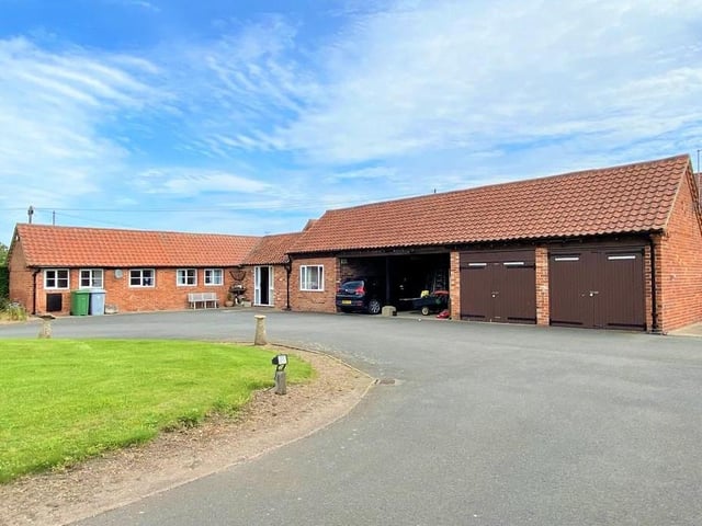 The substantial outbuildings at The Gables Farm include a double open bay garage and a brick workshop, blessed with three-phase electricity. There are also two further garages or offices