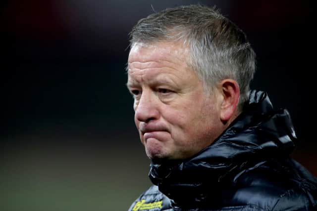 Sheffield United manager Chris Wilder. Photo: Nick Potts/PA Wire.