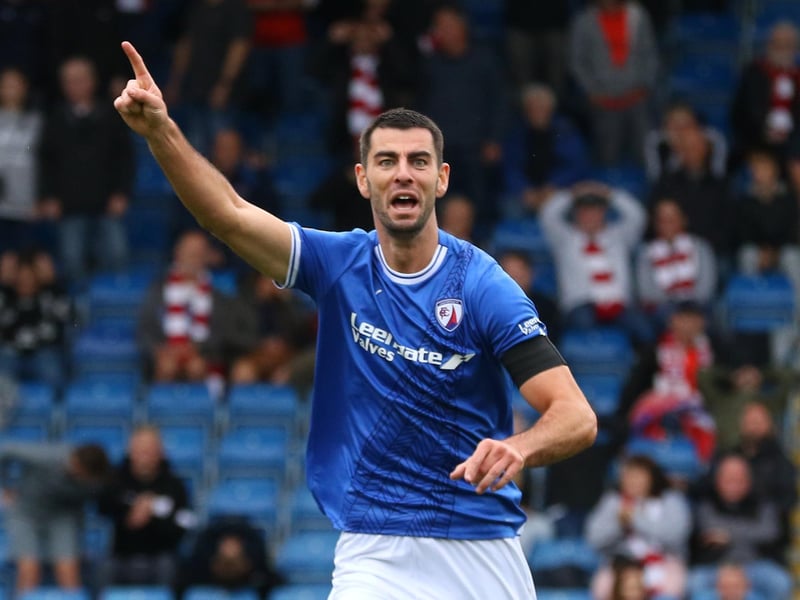 Joe Quigley, despite having missed Chesterfield’s last three games, could be fit to play at the weekend - he is nearing a return to full fitness. 