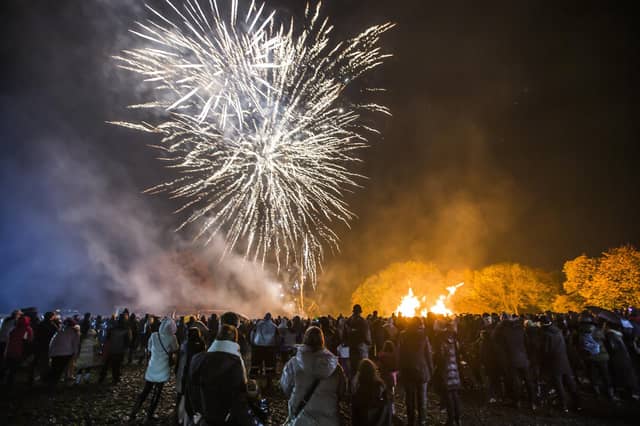 Fireworks displays are being held across the borough