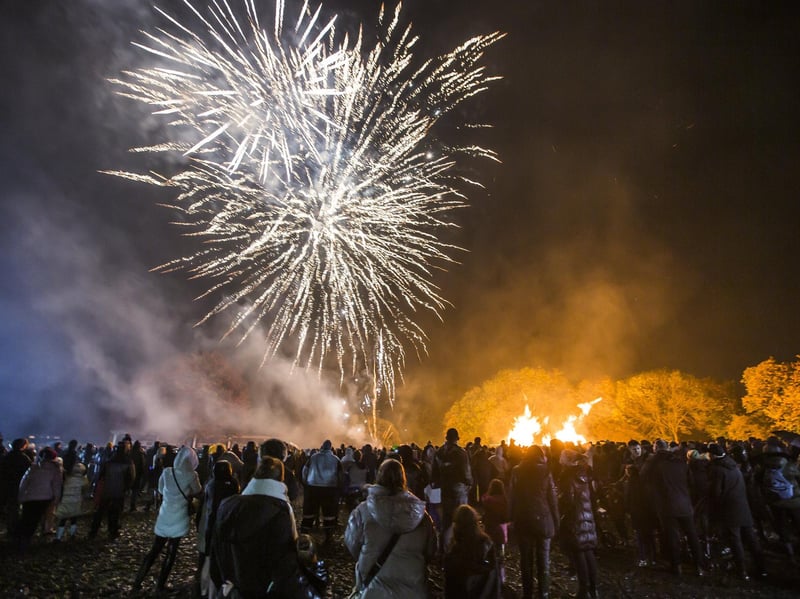 Fireworks displays are being held across the borough