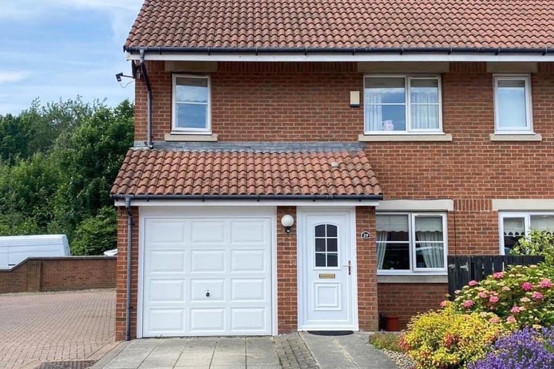 This three bed, semi-detached house is a five minute walk to Roker beach. It is located in Sunderland's marina on Haven Court and is on the market with Andrew Craig for £156,250.