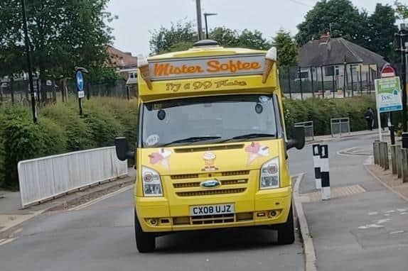 An ice cream vendor could be forced to move after a child was hit by a car near his spot outside a Sheffield school.