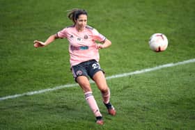 Courtney Sweetman-Kirk ha the best of Sheffield United's chances to win the match against Charlton Athletic