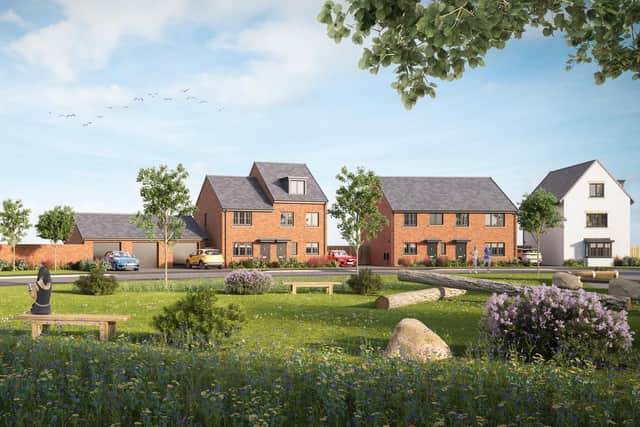 An artist's impression of the new Keepmoat Homes development in Thurnscoe.