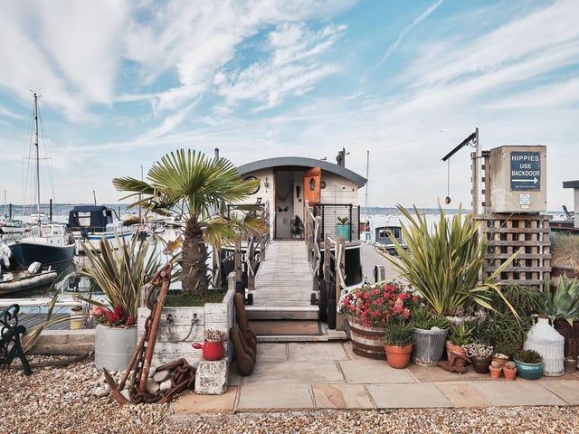 Known as Liverpool 91 - it has its own residential mooring and is on the market for £400,000