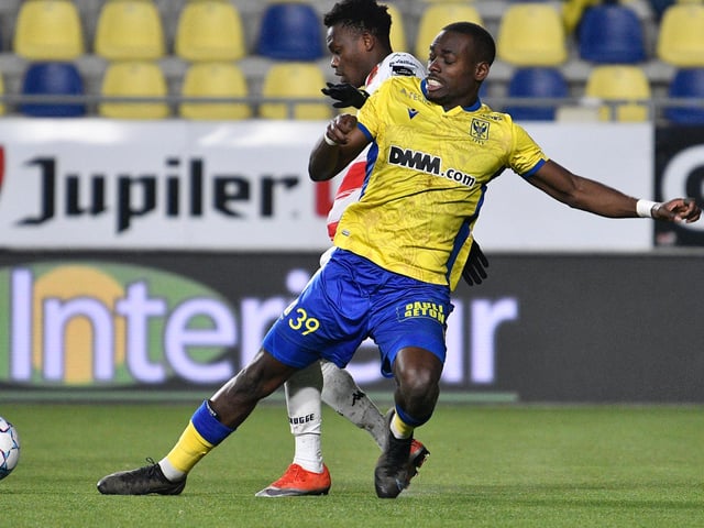 The one-time Fulham defender has had a well-travelled career during spells in Portugal, England, and Belgium. He's played a bit-part role this season which could prevent him from signing a new contract in the summer after making only eight league appearances this term. (Photo by JOHAN EYCKENS/BELGA MAG/AFP via Getty Images)