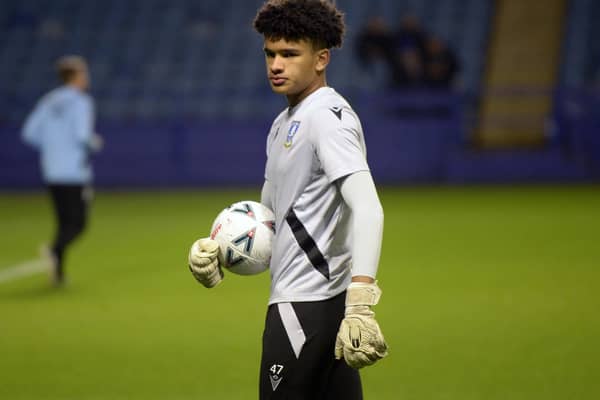Young Owls keeper Pierce Charles sent time with Northern Ireland under-18s this week. Pic: Steve Ellis.