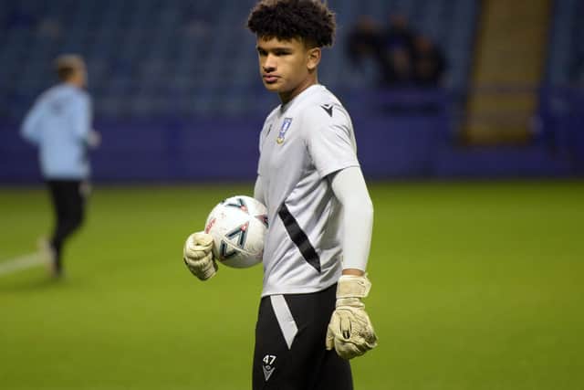 Young Owls keeper Pierce Charles sent time with Northern Ireland under-18s this week. Pic: Steve Ellis.