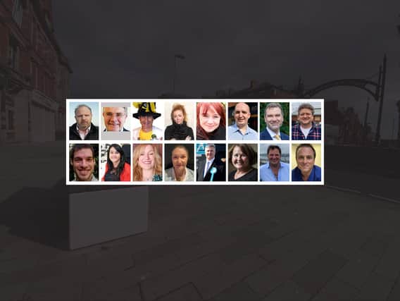 The 16 candidates currently standing in the Hartlepool by-election.