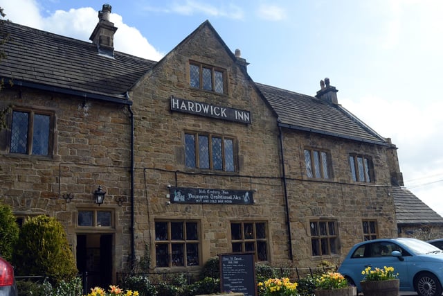The Hardwick Inn, Hardwick Park, Doe Lea, is worth a visit as a 'popular, golden-stone pub, dating from the 15th Century, at the south park gate of Hardwick Hall'.