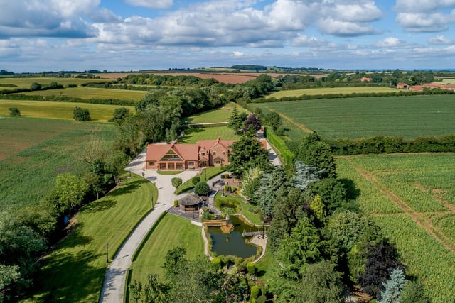 The property is set in four acres of land