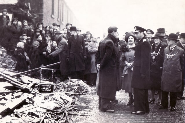 Royal visit from King George VI and Queen Elizabeth - 1941