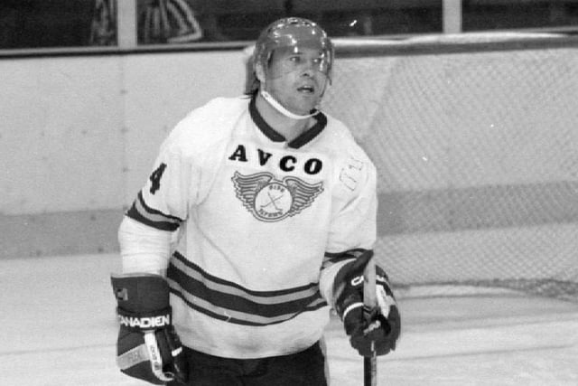 Defenceman Al Sims who brought NHL pedigree to the ice pad after spells with Boston Bruins, Hartford Whalers and LA Kings. One of the true stars of the sport's Heineken era. (Pic: Bill Dickman)