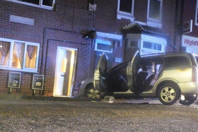 Police were called to Market Street in Highfields, Doncaster, after a car ended up in the front of a property (photo by Vitalijus Zidko)