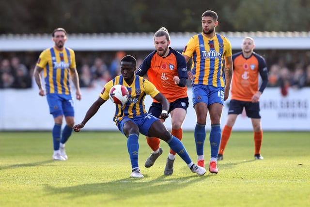 The Shrews are currently occupying the fourth and final relegation spot in League One but they give up the fifth least amount of shots on average per game according to whoscored (Photo by Marc Atkins/Getty Images)