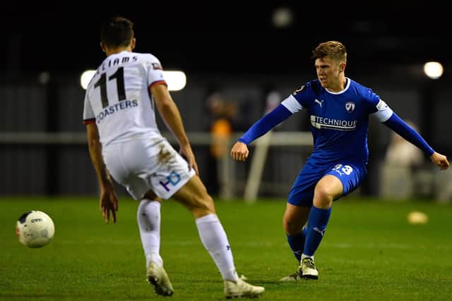 Sheridan, 20, received a lot of criticism from some Spireites fans when his dad John was manager.